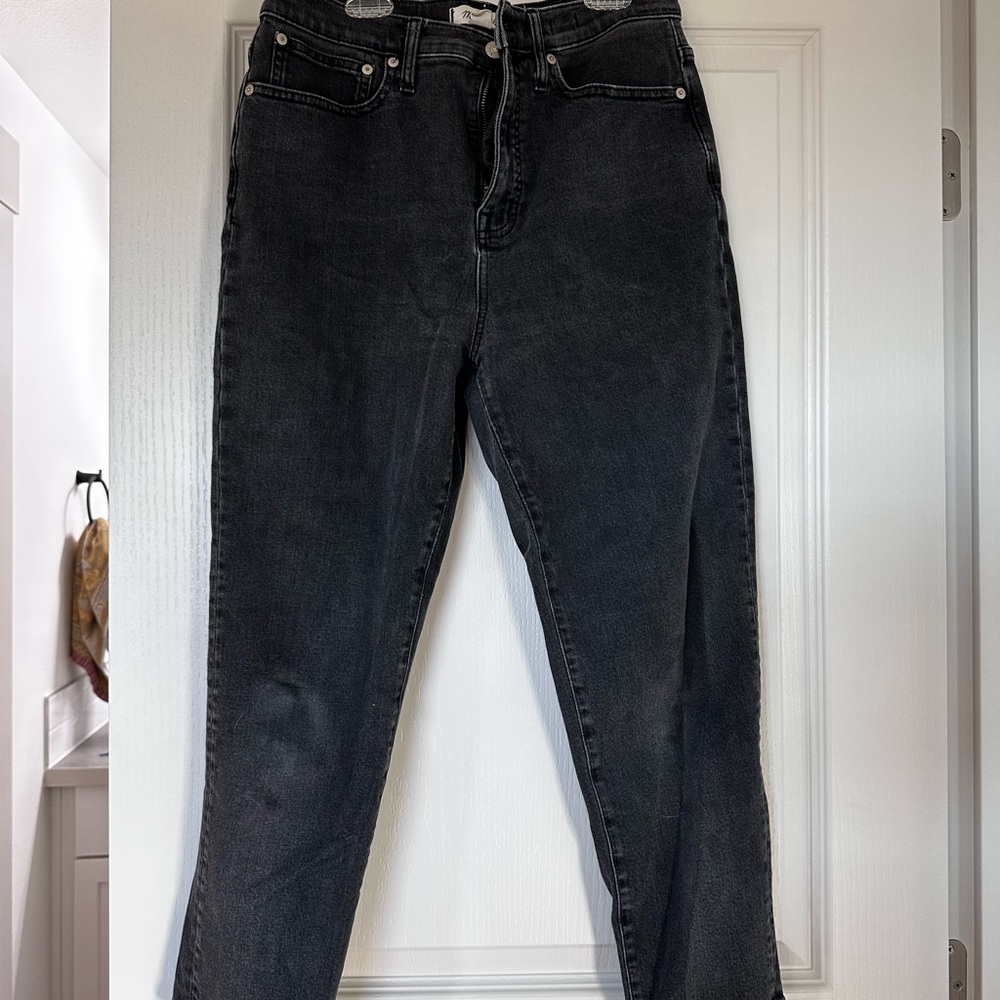 Madewell Classic Black Women's straight Jeans